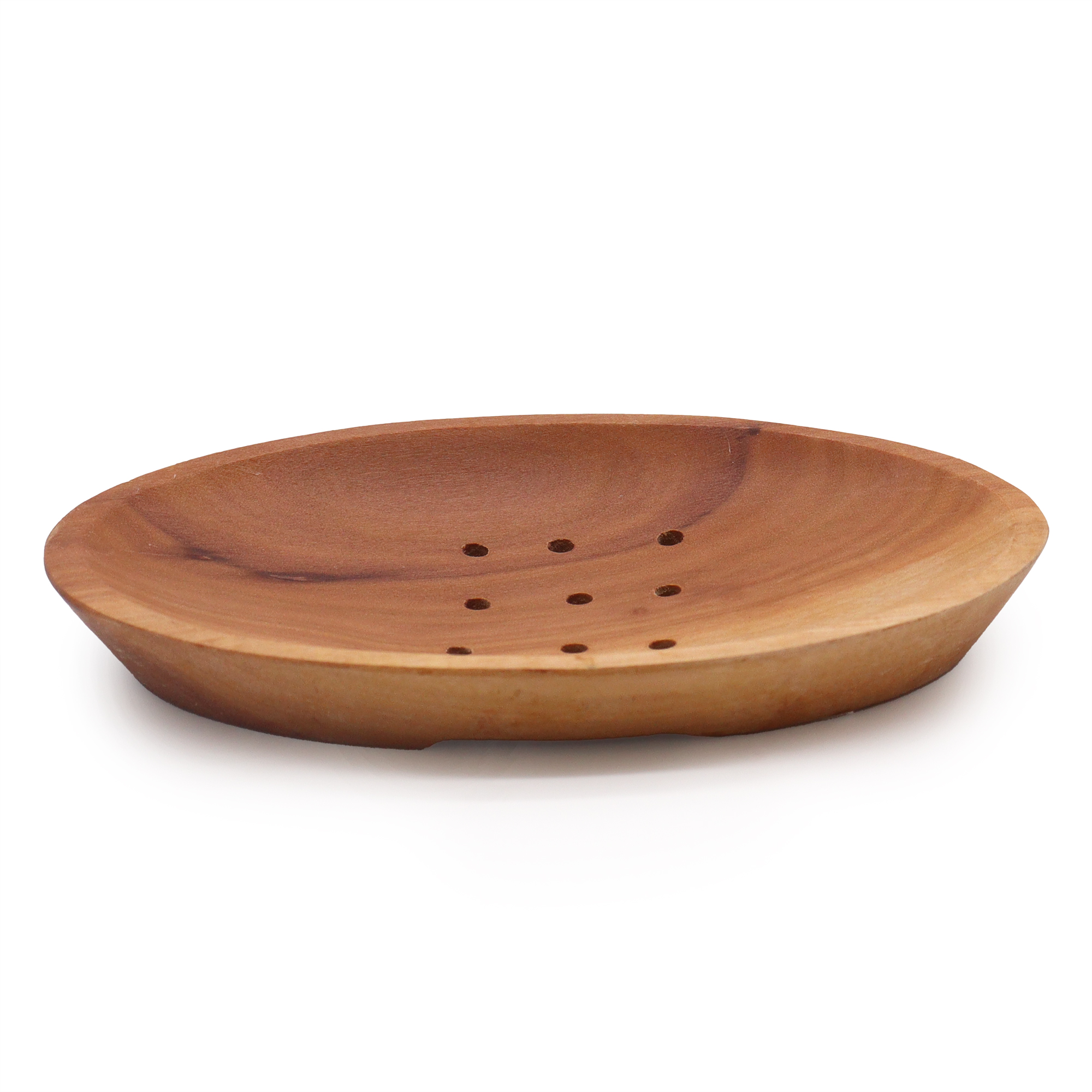 222515 Classic Naseberry Soap Dish – Oval Klasikinė muilinė – Ovali, Naseberry mediena - Image 1