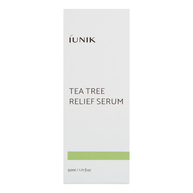 (60)iUNIK - Tea Tree Relief Serum - 50ml 1 iUNIK - Tea Tree Relief Serum - 50ml Tea Tree Relief Serumas – 50 ml - Image 1