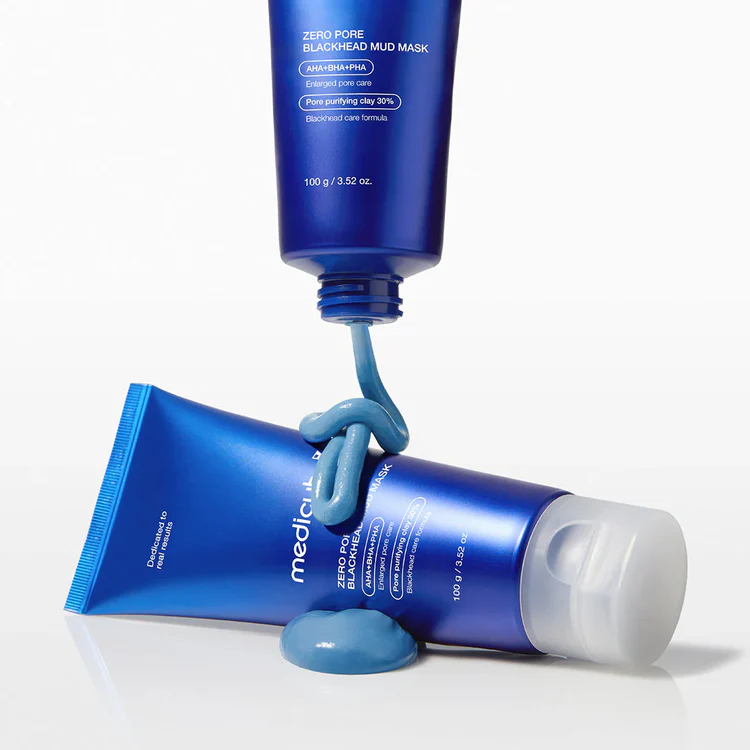 (7)Medicube-ZeroPoreBlackheadMudMask_100g_1 Medicube - Zero Pore Blackhead Mud Mask - 100g Giliai valanti purvo kaukė juodiems taškeliams ir porų priežiūrai 100 g - Image 1